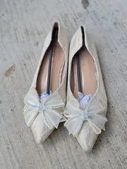 Lace Flat Heel Shoes