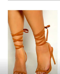 Tan Sandal High Heels